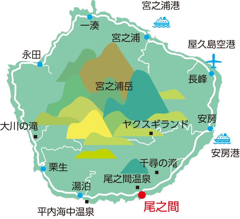 Yakushima map