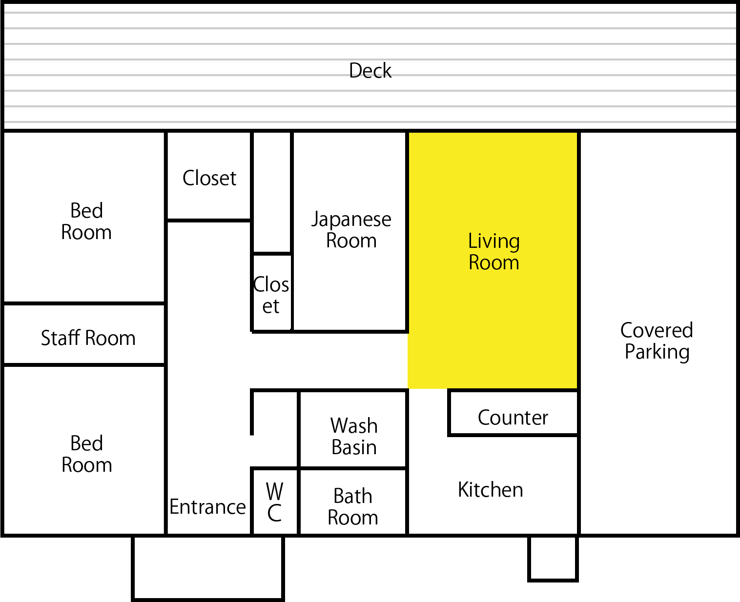 Living floor plan