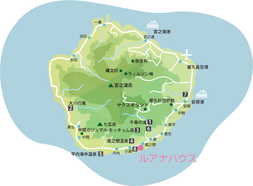 屋久島地図